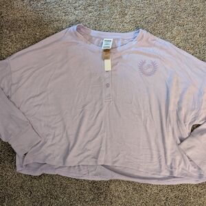 PINK Victoria's Secret Light Purple Top Size XL - Very Soft - NWT